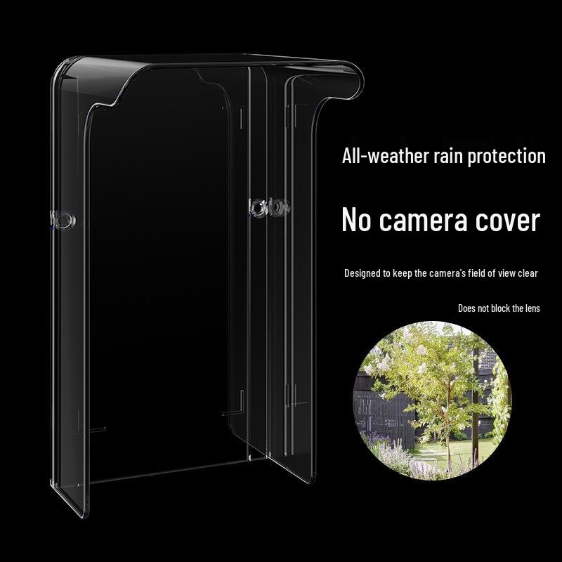 Large Waterproof Cover for Video Doorbell - PC Material, Rain-Resistant 