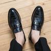 2024 Elegantes Dress Loafers with Fringe Comfy Slip On Shoes Leisure Walk Male Driving Shoes New Arrival Men's Leather Footwear
