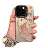iPhone 16/14 ProMax, 12, 13, 11, 15 Case: Oil Painting Little Elephant Design, Silver