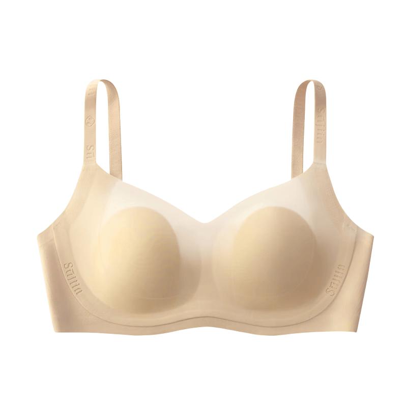 Sujiliangpin Smile Petal Wireless Minimizer Bra L