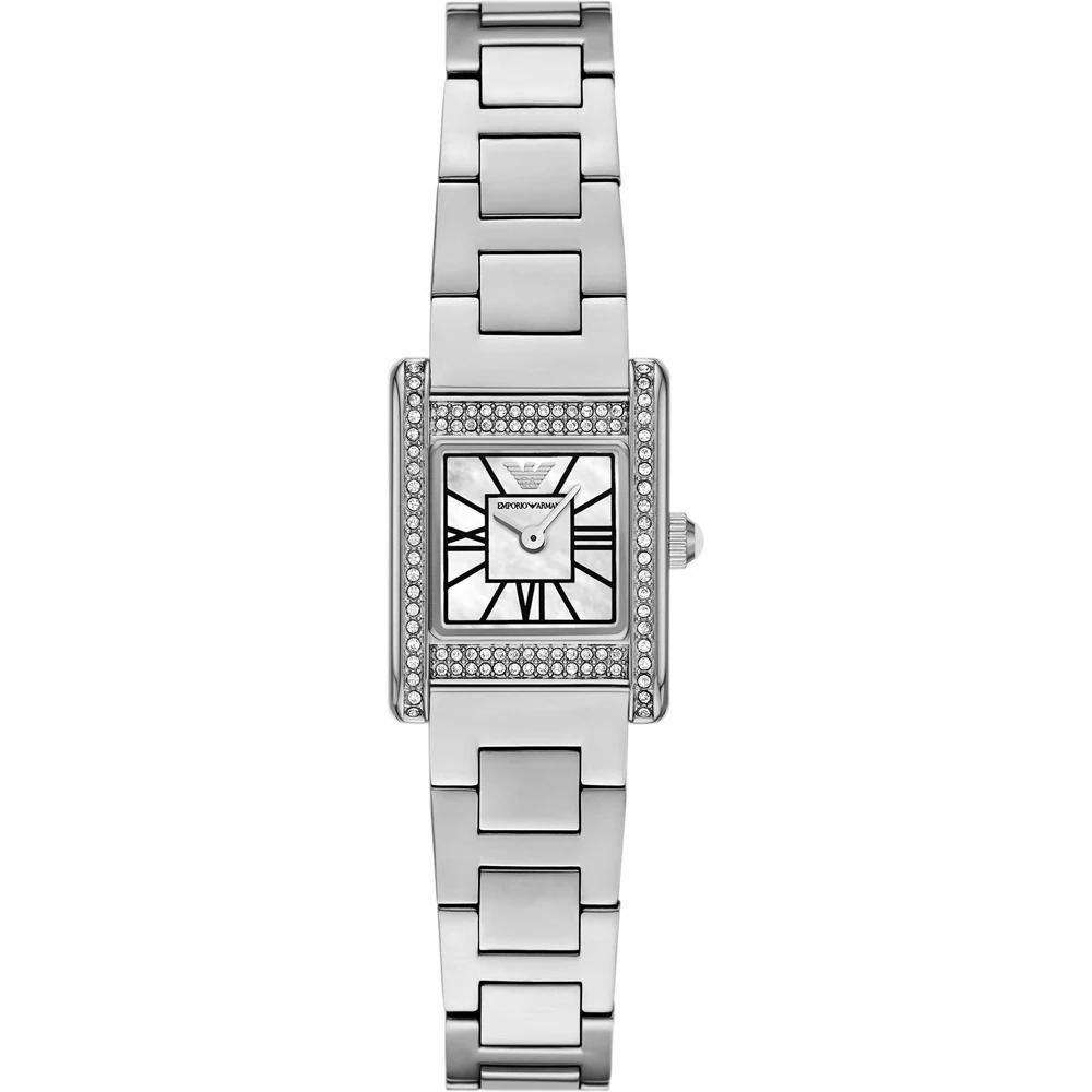 

Emporio Armani Genni Silver Stainless Steel Bracelet Ladies Quartz Watch AR11662 серебряный