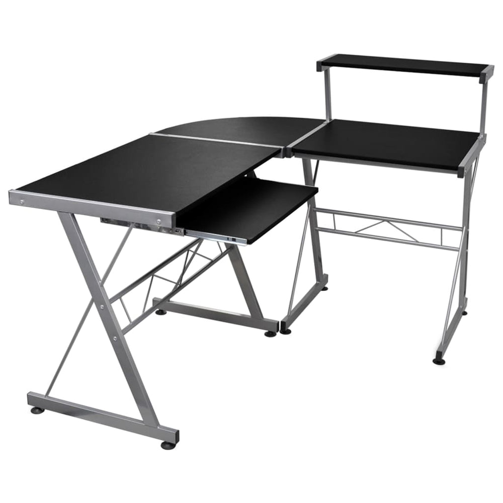 Bureau d'ordinateur d'angle  132x112x99cm Bois d'ingénierie