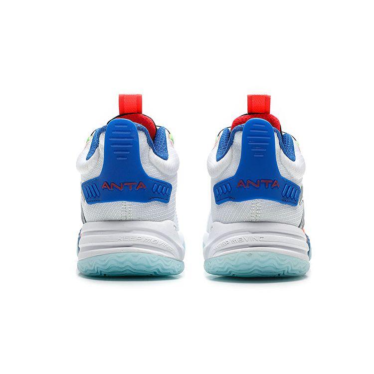 Anta Kids Reverse Scale 2.0 Comfortable Non-Slip Shock Absorbing Wear-Resistant Low-Top Basketball Shoes Kids Basketball Shoes 312311121-7