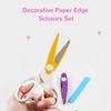 Paper Caft Scissors Set 5 Pairs of Decorative Edge Great for DIY Paper Edge Cutting Crafts