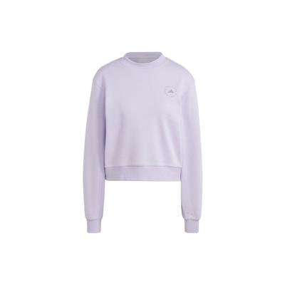 Women's Cropped Crewneck Sweatshirt Light Purple Women IJ0590
