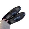 Retro Shoes - Versatile Loafers for Women, with Thick Heels and Rounded Toe Caps.
