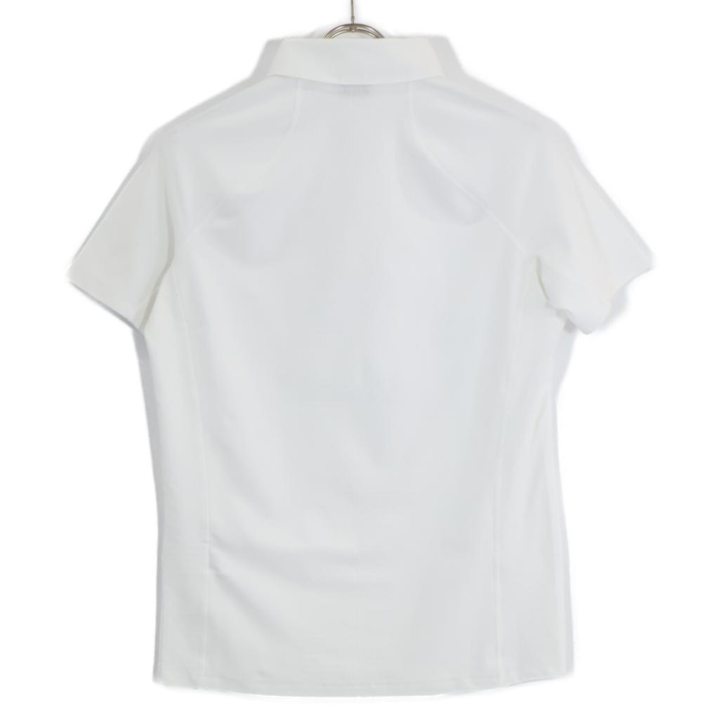 HERMES [Excellent Condition] Serie Button Button-Down Short Sleeve Polo Shirt/ tops S whiteUsed