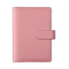 Cross-Border Macaron PU Leather Binder Notebook: Detachable Diary & Budget Book.