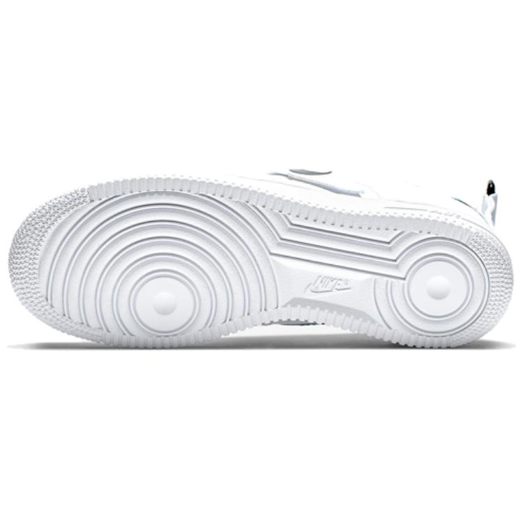 New Nike Air Force 1 Utility White Black White Sole AO1531-101