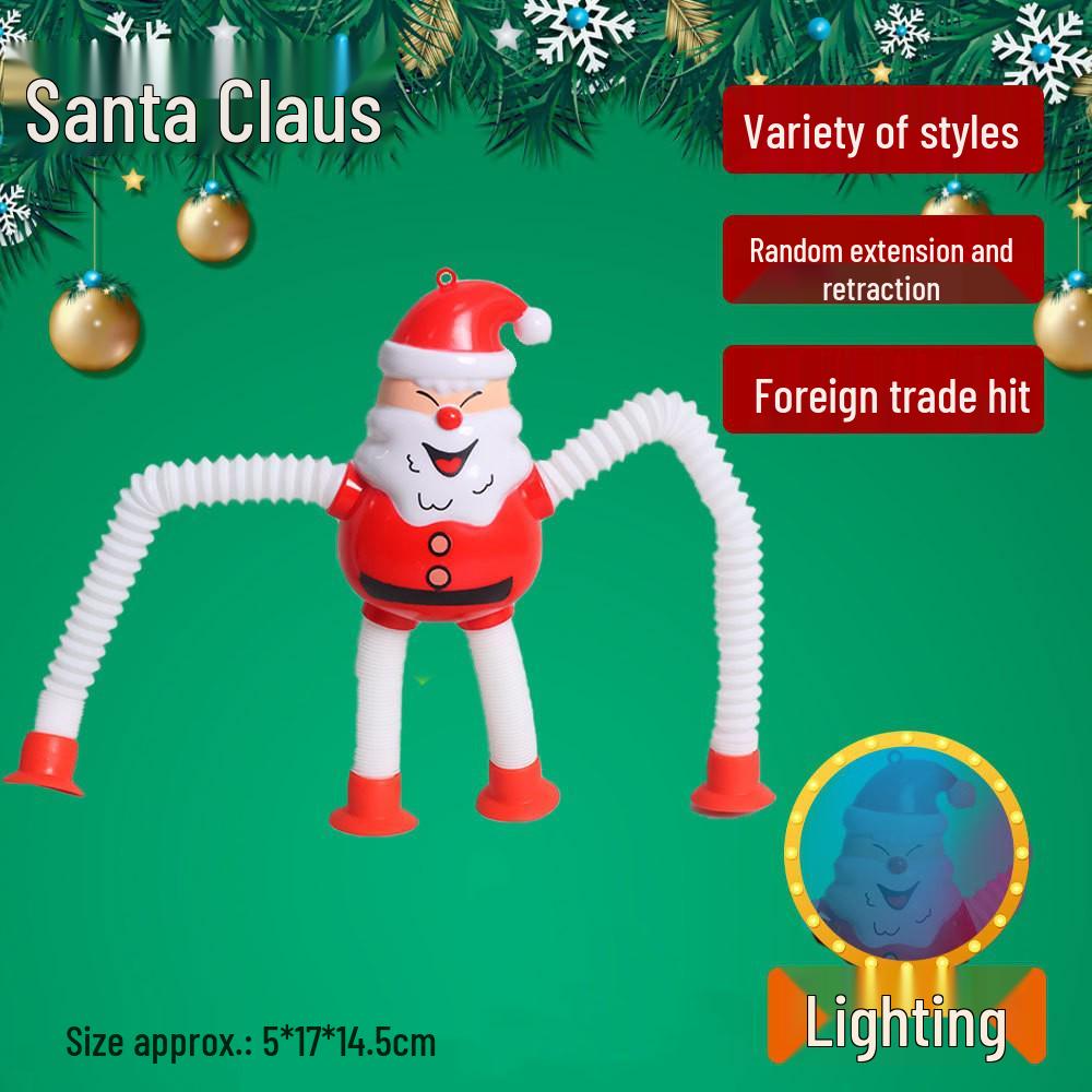 Luminous Giraffe Robot Toy with Stretchable Suction Cup Tube