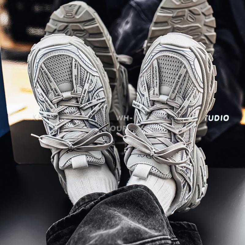Men 's Casual Four Seasons Fashion Students Comfortable Sneakers Boys Trending Soft Sole Breathable Shoes