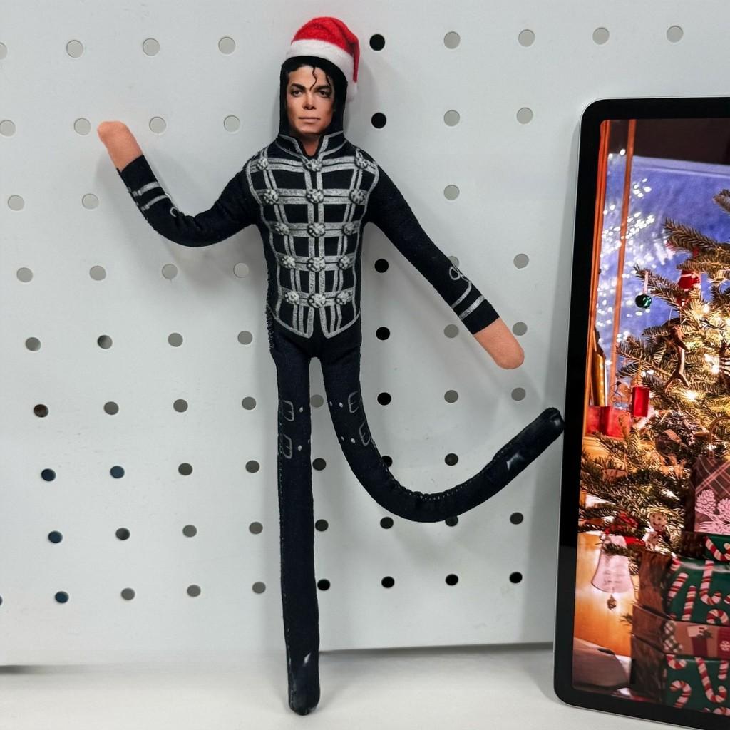 Michael Jackson Christmas Plush Collectible With Poseable Skeleton For Fans