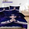 Clouds Black Background Threepiece Set 1 Duvet Cover 2 Pillowcase Without Core Soft And Comfortable Duvet Cover And Pillowcase Bedding Set