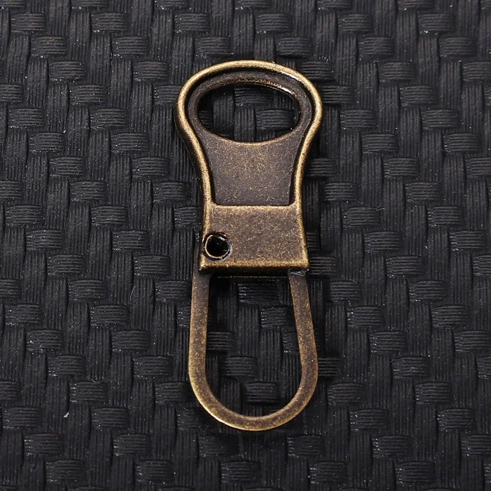 5PCS Detachable Zipper Pull Replacement Zipper Slider Puller Lock for Down Jacket Dress Luggage Bag Metal Zipper Head Repair Kit