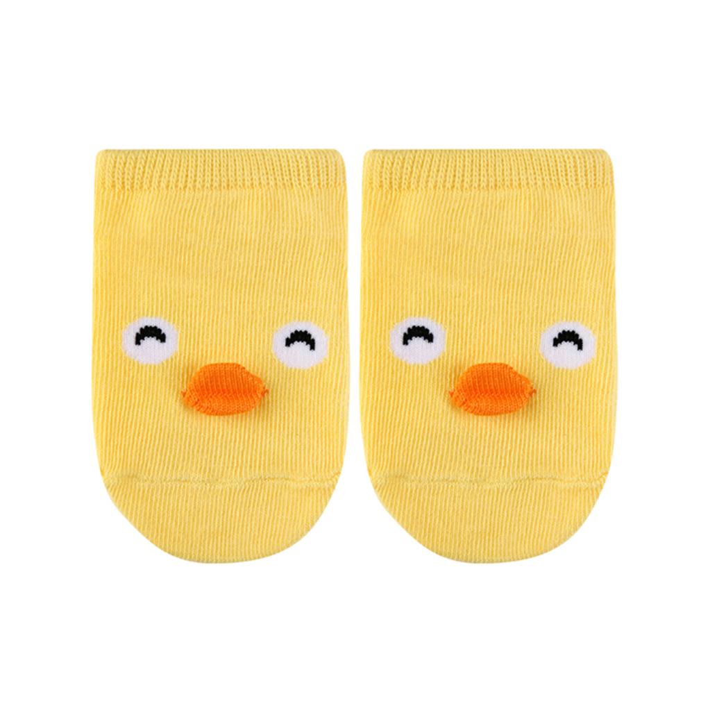 Cartoon Pattern Infant Baby Boy Girl Cotton Short Antiskid Socks Feet Wear Toddler Hosiery