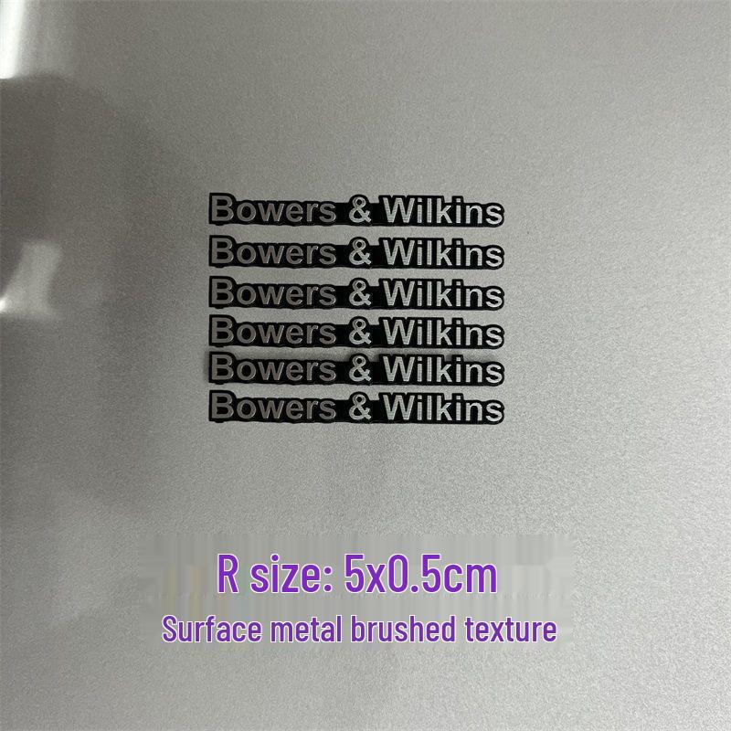 Dekorative Metallaufkleber für Auto-Audio-Lautsprecher von Bose, Harman Kardon, JBL.