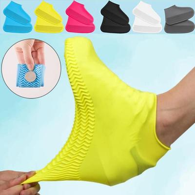 1 Pair Outdoor Rainy Days Waterproof Boots Rain Boots Shoes Protectors for Indoor Silicone Shoe Covers Unisex