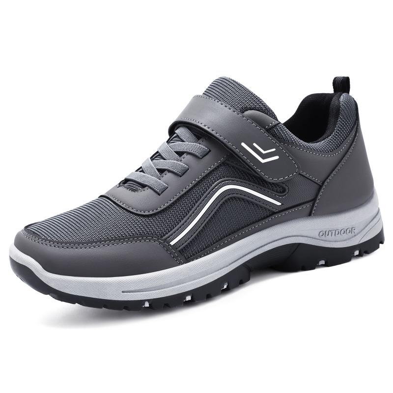 Walking Shoes, Shoes for The Middle-aged and Elderly, Velcro Style Casual Shoes, Soft-soled, Versatile Men's Shoes