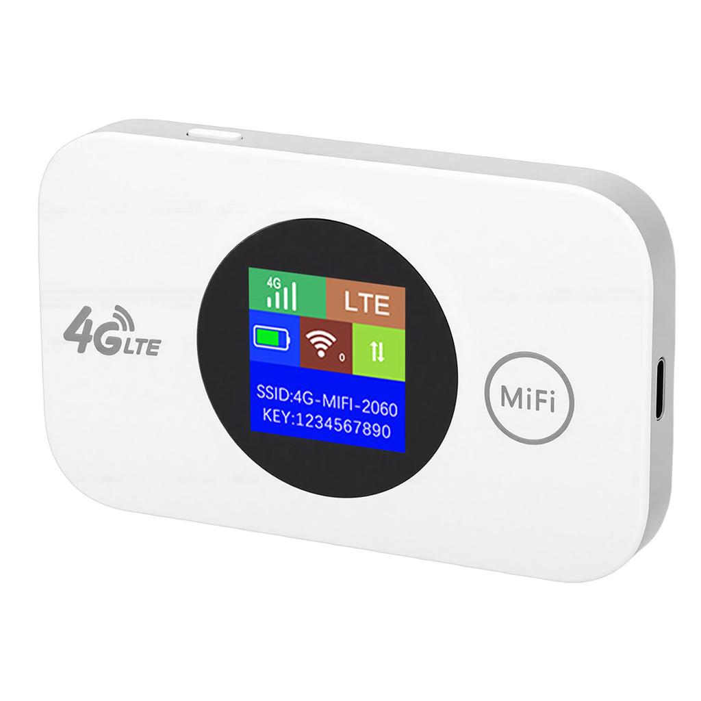 Portabl 4G WiFi Router with SIM Card Slot 300Mbps 4G LTE WiFi Mobile Hotspot for Travel Camping Outdoor