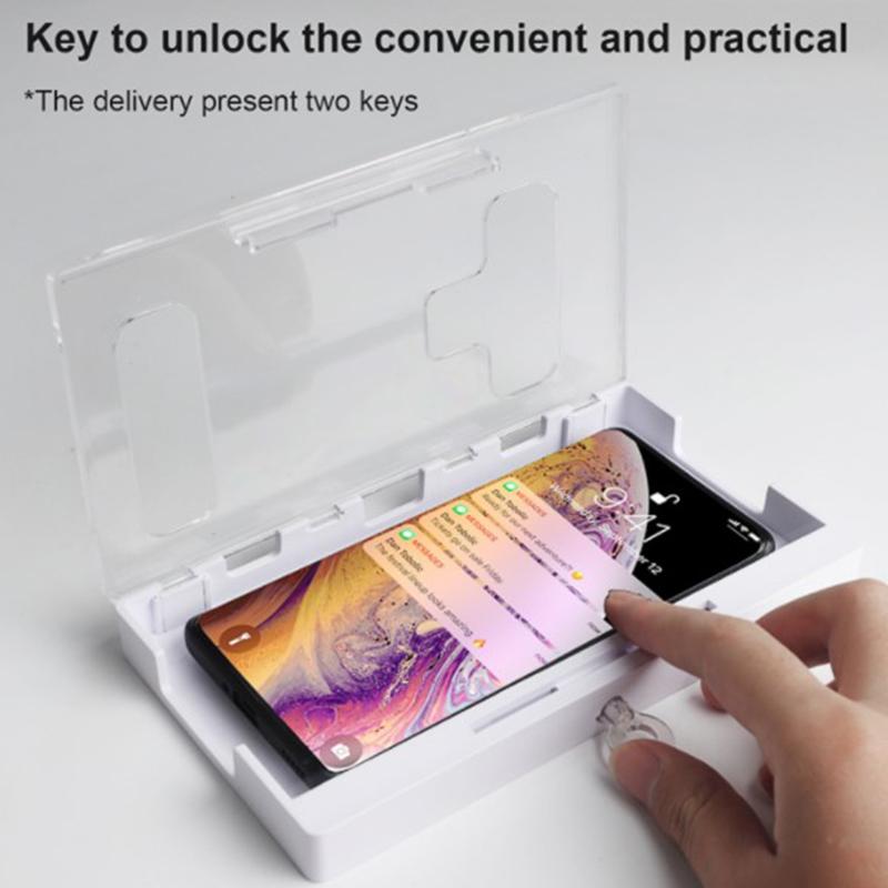 Mobile Phone Jail Timer Lock Box Safe Smartphone Storage Box Locking Container