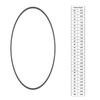 Square Rubber Drive Belts 1.2mm Tape Machine Belt 19mm-100mm Folded Size Optional Size for Recorders