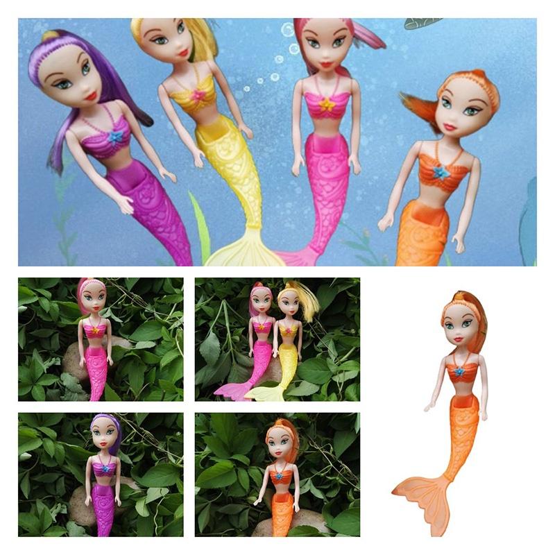Meerjungfrauen-Puppe Mädchen Geschenk Plastikspielzeug Prinzessin Fee Kinder Kinder Spielzeug