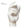 PLA Sculpture for Gifts Hand Holding Heart 3D Printed Figurine, Modern Minimalist Sculptural Desk Decor, Romantic Ornaments Home Accent Shelf