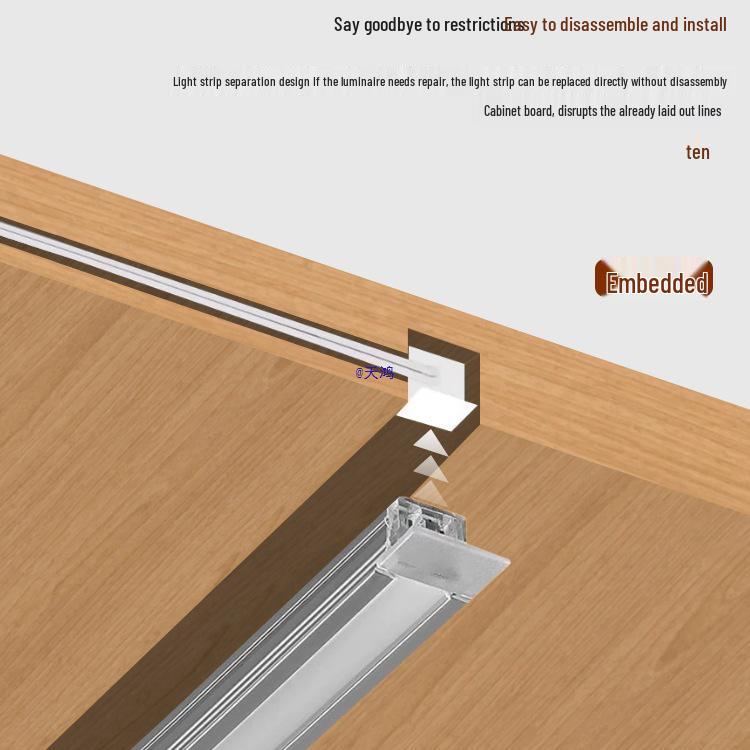 Solder-Free Atmosphere Light Strip for Cabinets, Wardrobes, and Displays
