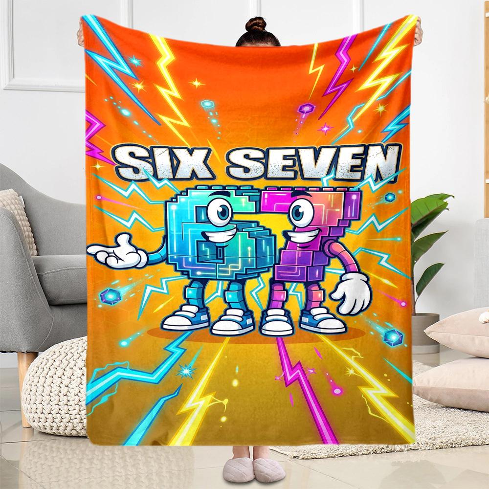 Sixty-seven Blanket,Suitable for sofas, offices, travel, living rooms, Gifts to relatives and friends, Blanket,Suitable for all seasons.