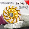 Diamond Grinding Pad for Concrete, Stone & Marble - Fits Angle Grinders & Floor Polishers
