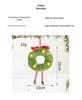 Gingerbread Man Plush Pom-Pom Christmas Tree Ornament