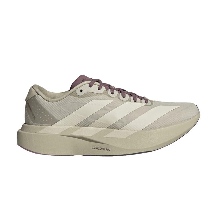 H.Koumori x adidas Adizero Evo SL Woven Putty Grey Alumina Shadow Fig Women Sneakers Tan KJ8803 38⅔