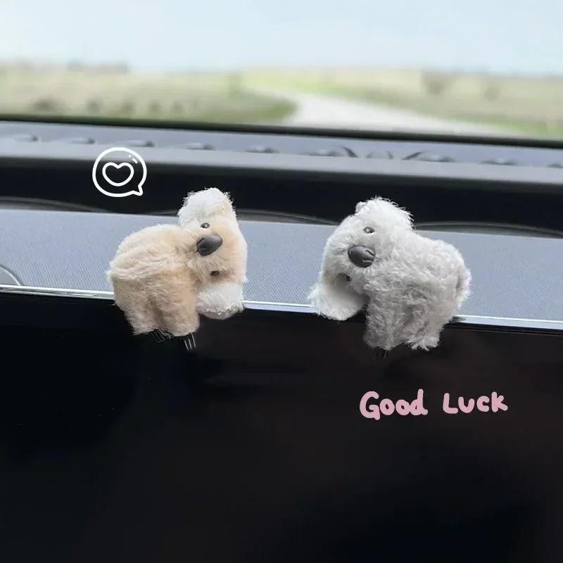 1/2PC Koala Clip Cute Hair Clips Fuzzy Hair Clips Plush Hair Jaw Clips Non Slip Koala Hugger Koala Hair Accessories for Girls