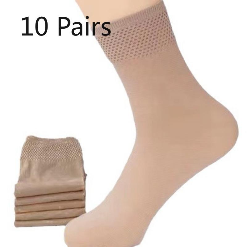 

10 пар новых женских чулок с широким горлом из стальной трубы 10 Pairs телесный