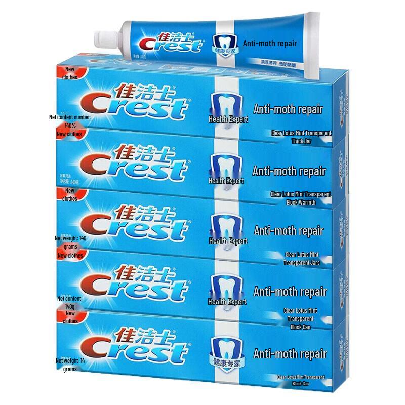 

Crest Anti-Cavity Repair Toothpaste Lotus Mint 5-Pack