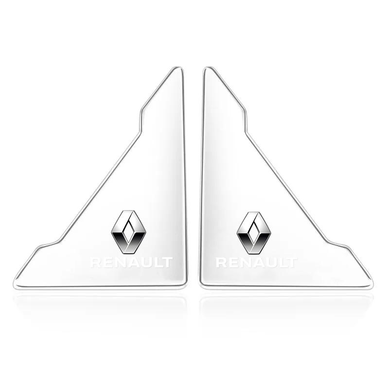 2 Piece Car Door Anti-collision Corner Protectors Stickers For Renault RS Megane 2 3 4 Trafic Scenic 2 Clio Captur Twingo QM6 Z666