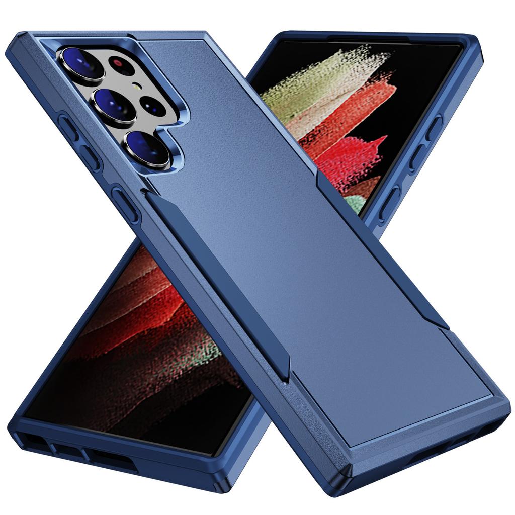 New Model Is Suitable for Samsung S25FE Trailblazer Two In One Mobile Phone Case S24 Contrasting Color Military Drop Protection Case