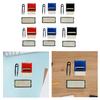 Self Inking Stamp Set Stationary Alphabet Number Removable Professional Portable Mini Printing Stamp DIY Stamp Kit for Office