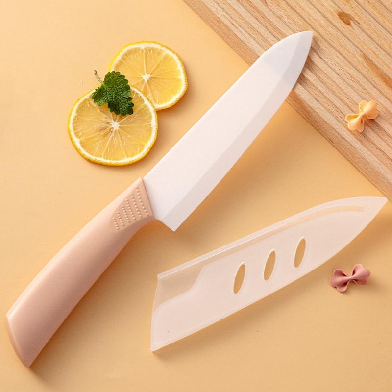 Ceramic Knife Household Fruit Knife Sharp Kitchen Cutting Knife Anti Slip Knife Set Baby Food Peeler Tool