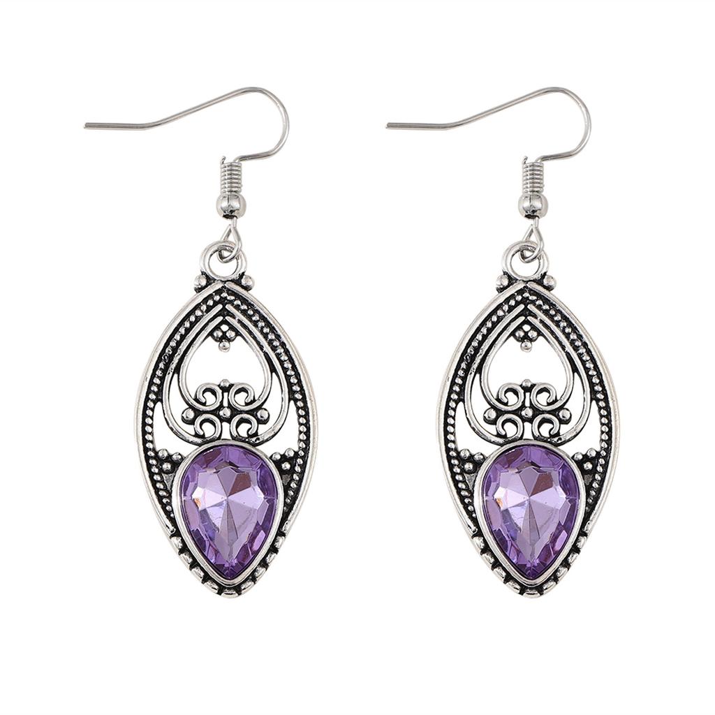 Retro Style Men's and Women's Earrings, Fashionable and Popular Hollow Earrings Jewelry
