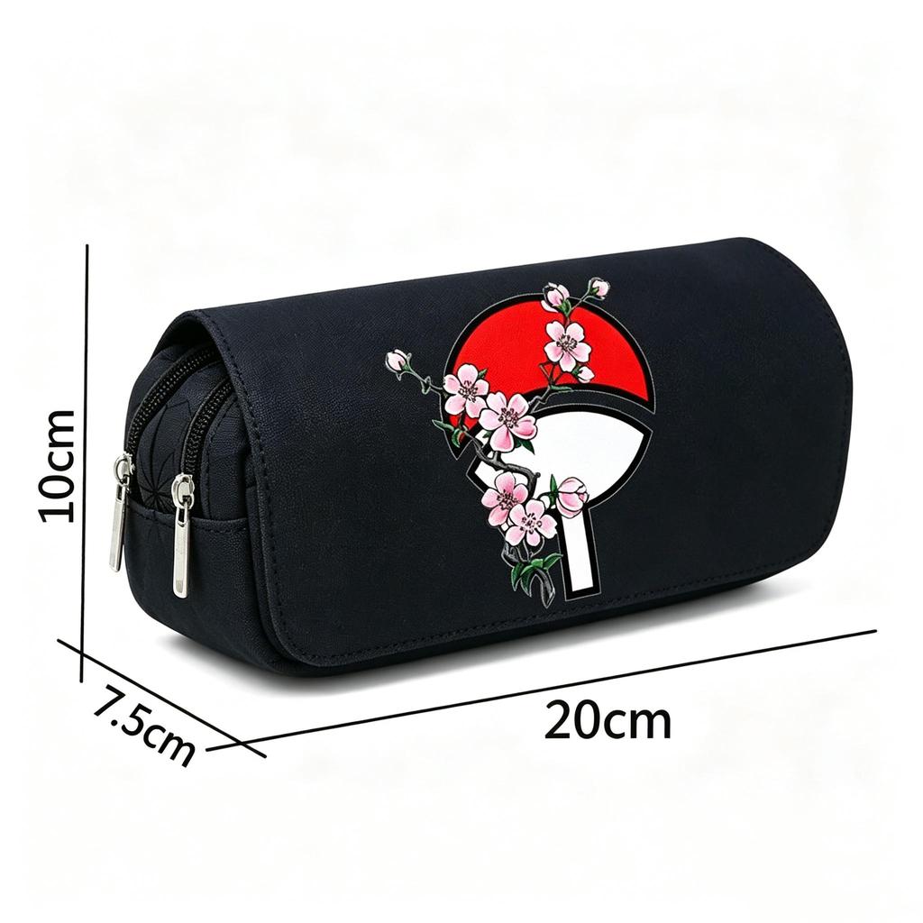 Doppellagige Klapp-Federtasche, Verschleißfeste Polyester-Tragbare Schreibwarentasche für Schule, Büro, Kinder, Jungen, Mädchen