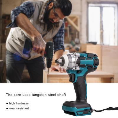 Electric Impact Wrench Rechargeable Cordless Wrench Without Battery Battery Electric Drill 1/2 Socket for Makita 18V-21V Battery