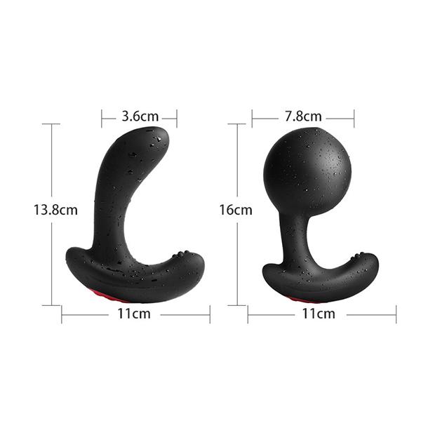 Wireless Remote Control Male Prostate Massager Inflatable Anal Plug Vibrating Butt Plug Anal Expansion Vibrator Sex Toys For Men