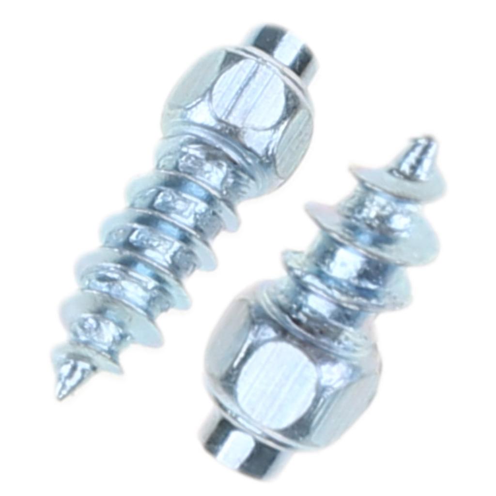 100 Buc Șuruburi Crampoane Anti-Alunecare pentru Anvelope, Cuie pentru Pantofi de Bicicletă și Drumeție, Crampoane de Zăpadă Anti-Gheață