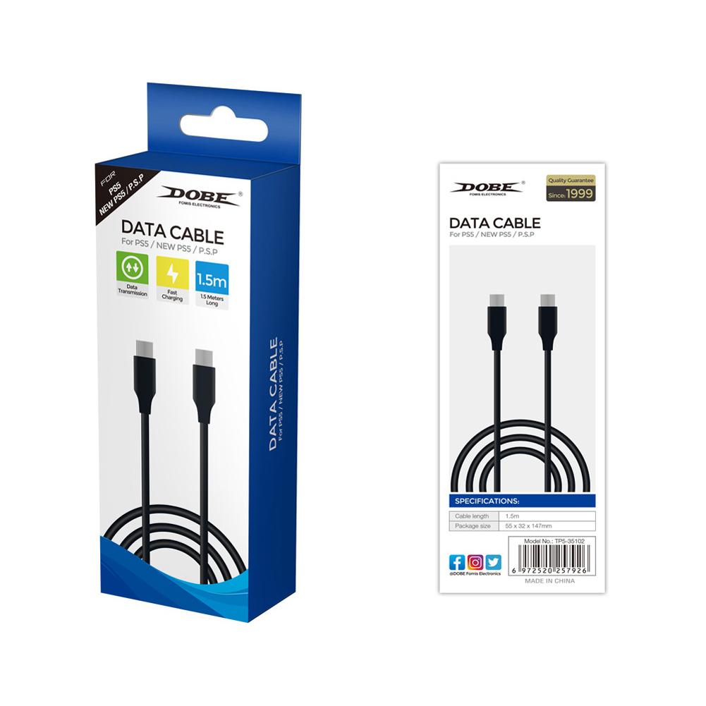 1.5M Type C Charger Cable USB C Data Cable USB C Cable Game Controller Cable for PS5 Portal Handheld/PS5 Controller/NS/XBOX