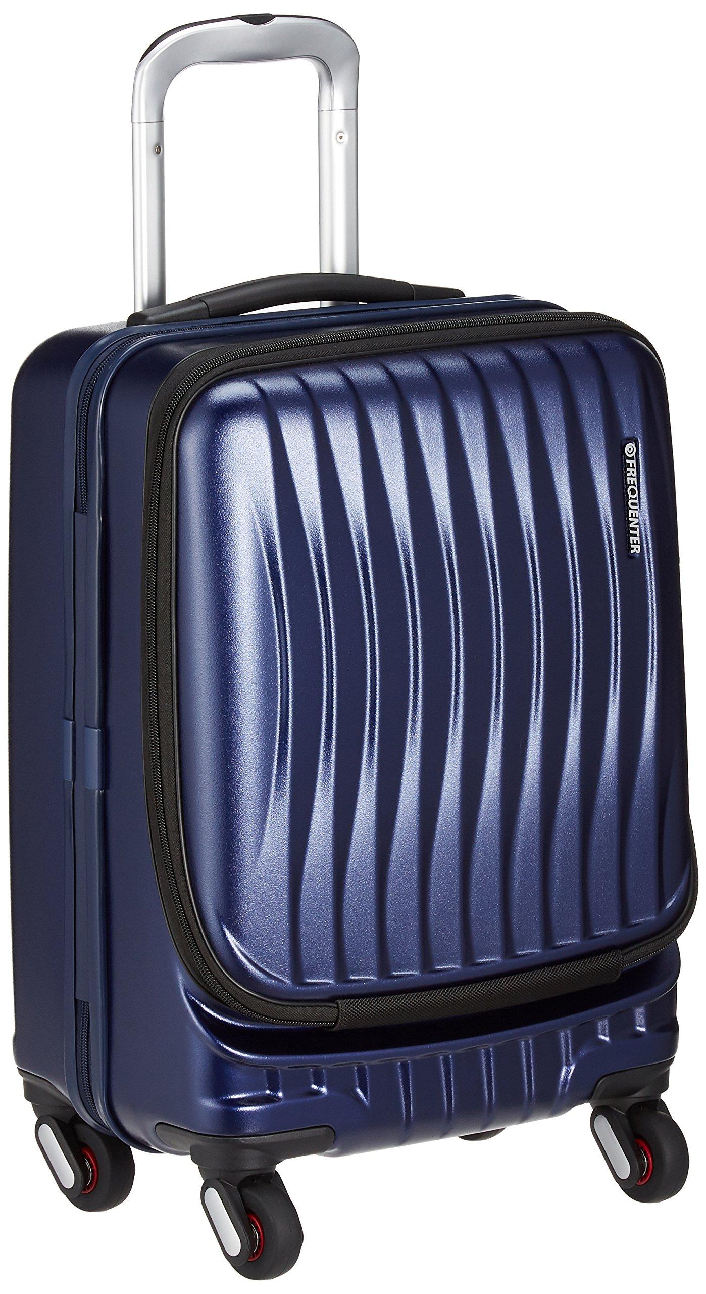 

Suitcase Zipper Clam Advance 4 Wheel Carry with Stopper Front Open Casters 34L 46 cm Container [Frequenter] Silent/Silent 1-216 3.6kg