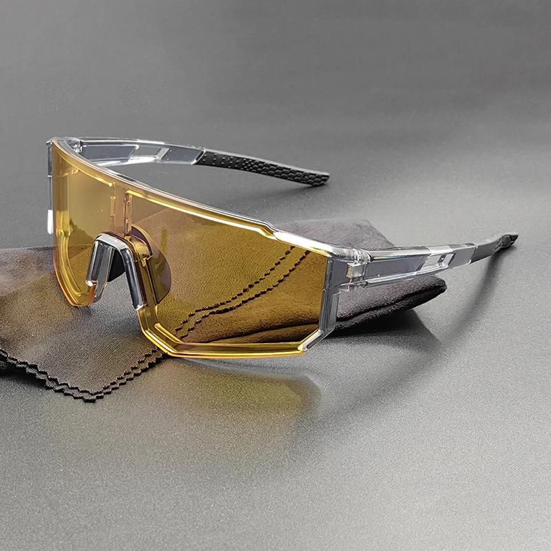 Sports Cycling Sunglasses Photochromic Lenses Men Women Bicycle Glasses Male Running Fishing Goggles Road Bike Eyewear UV400