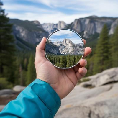Ins Portable Travel Handheld Selfie Mirror Solo Trip Reflection Convex Mirrors For Photography Prop Traveling Accessories