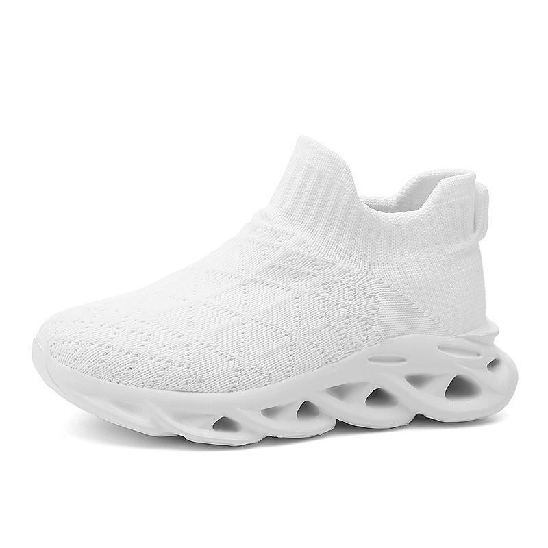 Kinder Sneaker Jungen Socken Schuhe Mode Strick Frühling Atmungsaktiv Leicht Laufschuhe Sportschuhe Junge zum Hineinschlüpfen Lässiger Sneaker