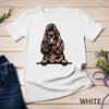 Peeking Chocolate Cocker Spaniel Dog Unisex T-shirt